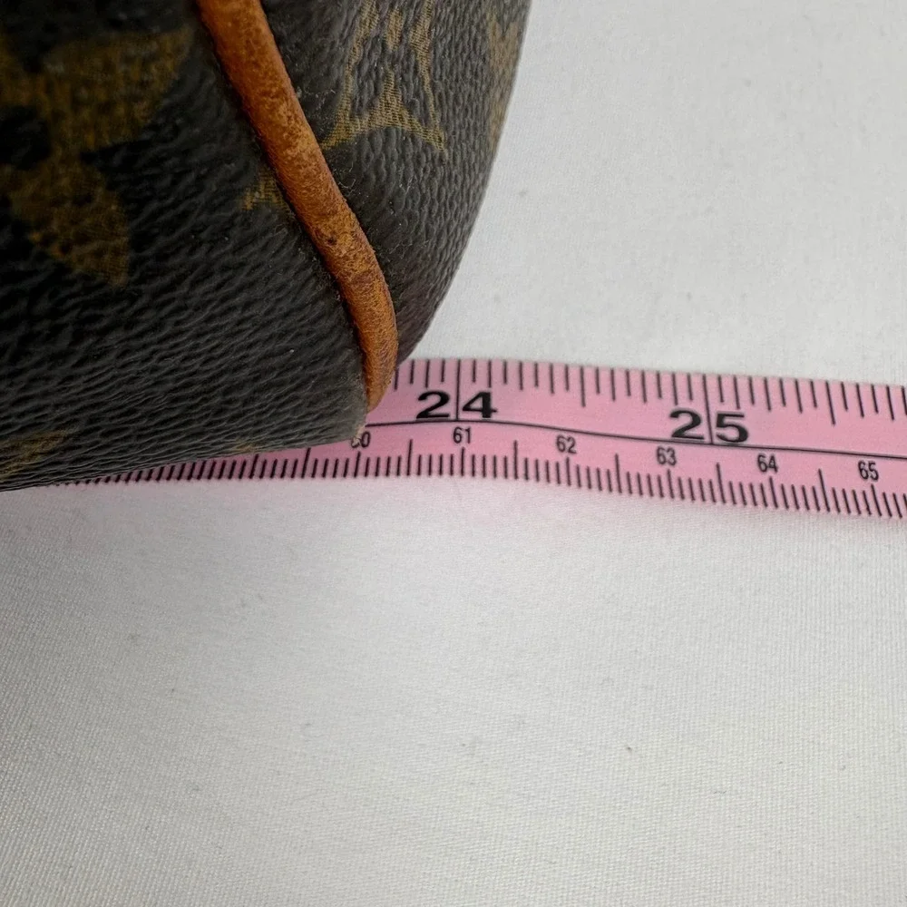Louis Vuitton Keepall 60 Monogram Canvas Duffle Bag Brown Vintage FH1920